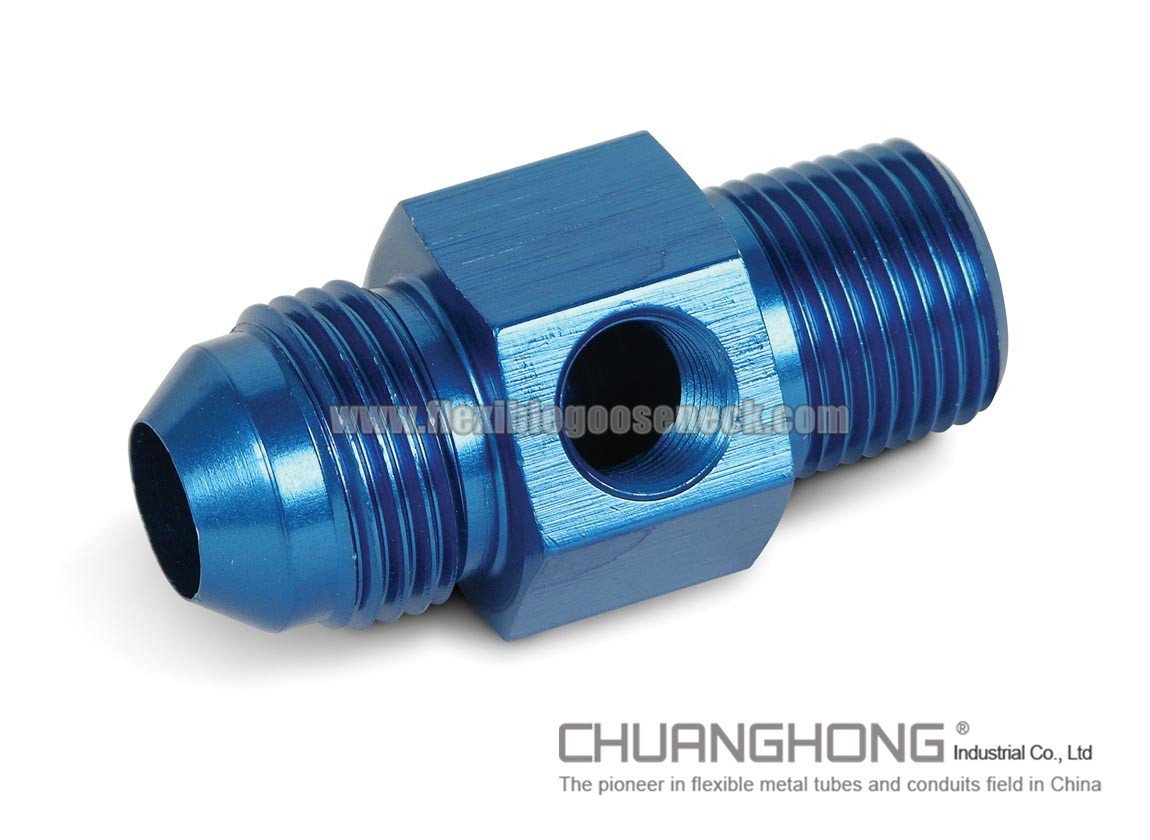 Fuel Pressure Gauge Fittings - OEM flexible gooseneck and industrial component