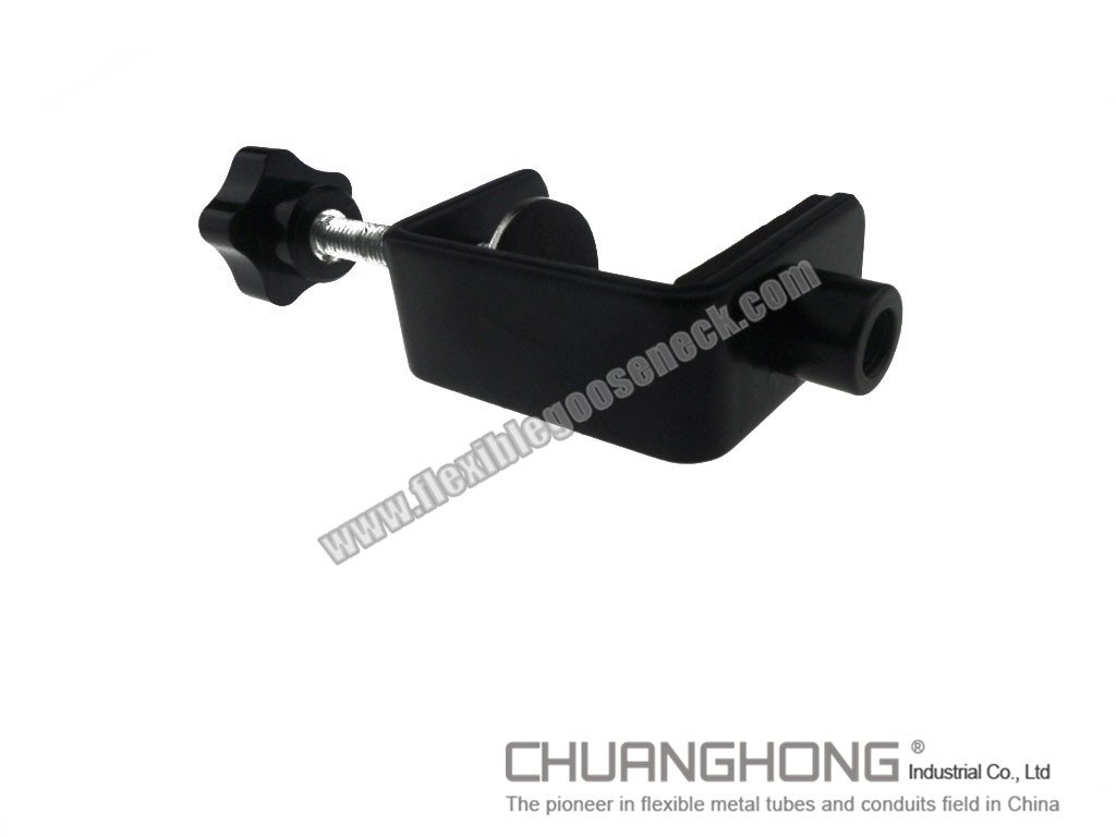 Mounting base & clamp - OEM flexible gooseneck and industrial component